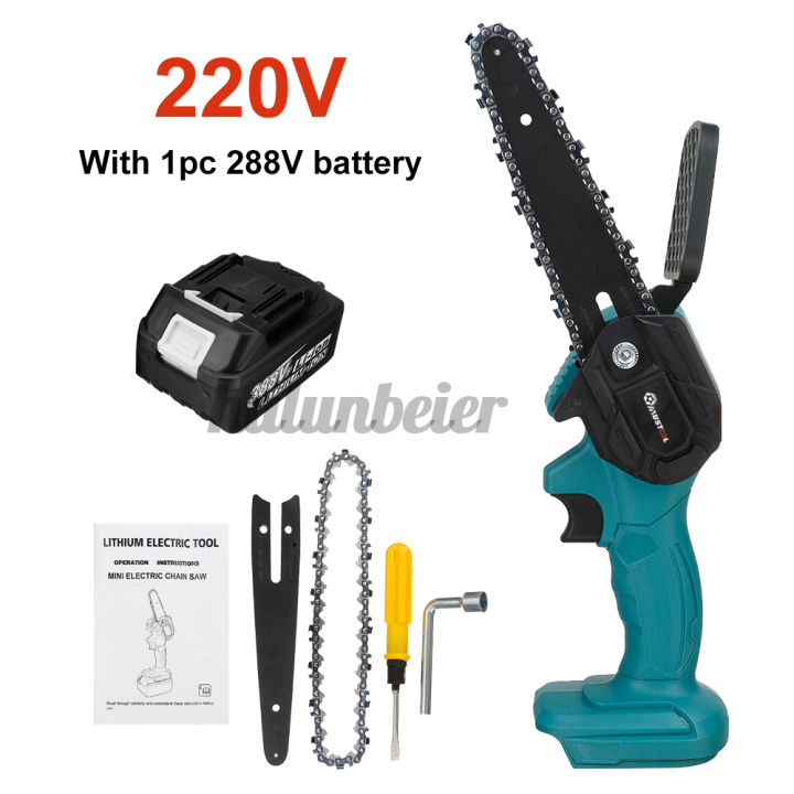 hulunbeier-blue-6in-1200w-electric-chain-saw-handheld-logging-saw-with-288v-22900mah-battery-ไฟฟ้า-เลื่อยโซ่ไร้สายสวนเข้าสู่ระบบตัวตัดเลื่อยสำหรับตัดไม้