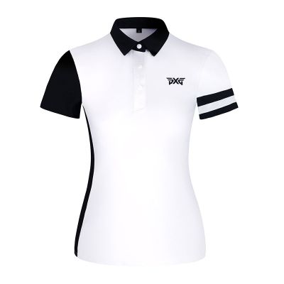 Summer golf womens short-sleeved T-shirt ladies sportswear fashion lapel POLO shirt breathable and quick-drying XXIO G4 PEARLY GATES  Callaway1 Master Bunny Malbon卐