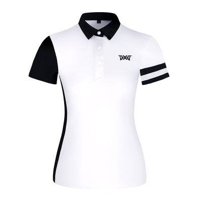 TaylorMade1 XXIO Malbon J.LINDEBERG Odyssey Amazingcreↂ๑  Summer golf womens short-sleeved T-shirt ladies sportswear fashion lapel POLO shirt breathable and quick-drying