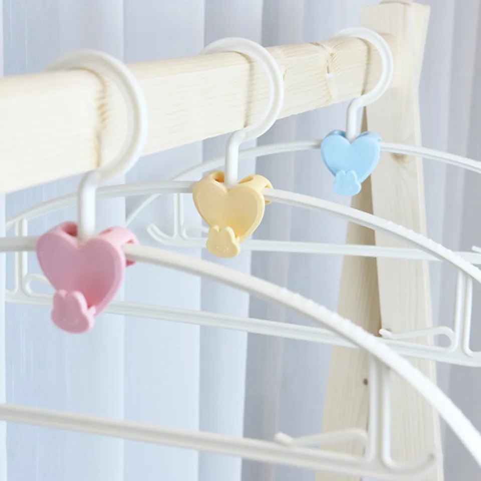 Stackable Multi-function Hanger Connection Hook Wardrobe Clothes Hanger  Overlay Storage Plastic Hanger Hook Hanger