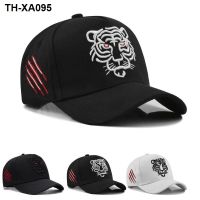 Hat female character tiger head embroidery baseball cap fashion popular logo show smaller outdoor sunshade