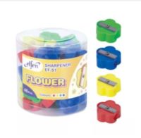 Pencil sharpener Elfen FLOWER รุ่น EF-S1 กบเหลา กบเหลาดินสอ กบเหลาดินสอดอกไม้  กบเหลาดินสอน่ารัก คละสี ตราเอลเฟ่น