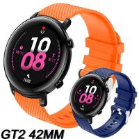 LASGO สายนาฬิกาข้อมือซิลิโคนสําหรับ huawei gt 2 42 mm amazfit gts gtr 42mm amazfit bip lite