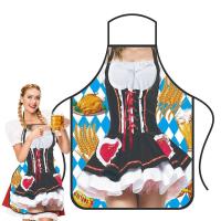 Bavarian Novelty Apron Beer Festival Apron For Oktoberfest Party Soft Oktoberfest Kitchen Baking Apron For BBQ Grilling Baking Aprons