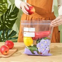 ▥ 15/20/30PCS Transparent Food Sealed Bag Reusable Leakproof Containers Fresh Bag Fresh-keeping Bag Food Storage Bag