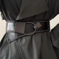 Gothic Style Liuding Dark Style Womens Plastic Waist Coat Dress Suit Womens Belt