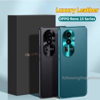 หรูหราหนังโทรศัพท์ปลอกสำหรับOPPO Reno 10 Proบวก 5 กรัมReno10 เคสโทรศัพท์ป้องกันเลนส์กล้องกันกระแทกปกหลังซิลิโคนอ่อนนุ่มกรอบเต็มป้องกันกล้องแฟชั่นโปโล