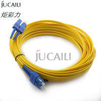 Jucaili 1 PC Printer Scsc Fiber Cable UPC Simplex 3.0มม. PVC Double Core Fiber Patch Cable สำหรับเครื่องพิมพ์ขนาดใหญ่