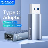 ORICO อะแดปเตอร์3.1อะแดปเตอร์ USB สายเคเบิล OTG ตัวผู้เป็นชนิด C ตัวเมีย10Gbps เครื่องชาร์จยูเอสบีส่วนหัวสำหรับเชื่อมต่อ OTG Macbook