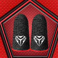 2pcs Game Fingertip Gloves Sweatproof Anti-slip Touch Screen Finger Sleeve