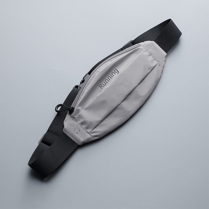 กระเป๋าเข็มขัดล่องหนกันน้ำกระเป๋าคาดเอวโทรศัพท์มือถือกันขโมยแสงสะท้อนปรับได้อเนกประสงค์สำหรับฟิตเนส