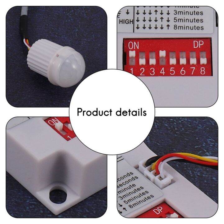 12v-24v-pir-motion-sensor-switch-ir-infrared-human-induction-time-delay-relay-switch-corridor-led-light-timer-switch