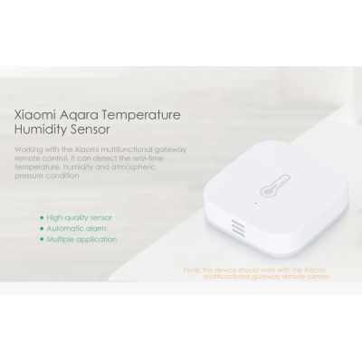 Xiaomi Youpin Aqara เครื่องตรวจวัดอุณหภูมิ และความชื้น สีขาว