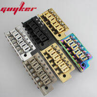 GUYKER Tremolo บริดจ์วินเทจโค้ง,อานเหล็กสำหรับ ST กีตาร์ไฟฟ้ามีหกสี