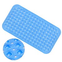 【cw】 Home Shower Bathroom Carpets Non-Slip Bath Tub Mats Suction Cup Drain Hole Corner Mat Toilet Floor Rugs ！