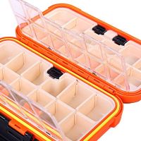 N6Lure Fishing Box 24 Compartments Double Layer Fishing Box Plastic Fishing Tackle Box