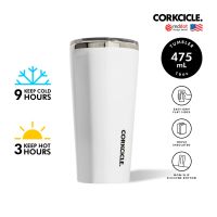 CORKCICLE แก้วสแตนเลสสูญญากาศ 3 ชั้น เก็บความเย็นได้นานถึง 9 ชม. เก็บความร้อนได้ 3 ชม. 475ML (16OZ) รุ่น TUMBLER WHITE