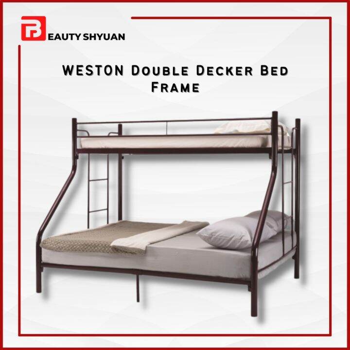 WESTON Heavy Duty Metal Bunk Bed Frame Metal Double Decker Bed Frame ...