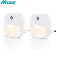 Night Light Motion Sensor Control Warm White LED EU Plug In Wall With Dusk To Dawn Bulb Perfect For Kids Home Bedroom Bathroom