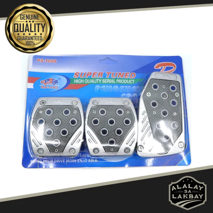 Pedal Pads Manual Transmission Gray (set) Lazada PH