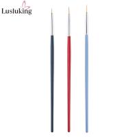 3PCS Super Fine Nail Art Brush French Lines Stripe Set,Delicate Coloring,3D Tips Design UV Painting Drawing Liner Pen Manicure Tool DIY Set