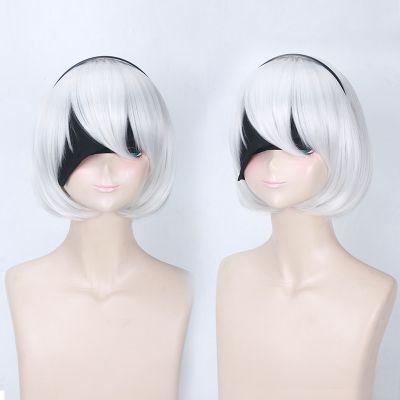 The new 2021 Neil: mechanical era Tokyo ghost Neil cos wig silver yellow 2 B