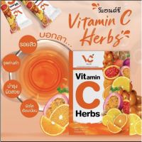 V&amp;C VITamin C Herbs  วิตามินซี สมุนไพรผสมโสมเกาหลี บรรจุ 5g.x10 ซอง/ กล่อง