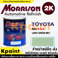 [MORRISON] สีพ่นรถยนต์ สีมอร์ริสัน โตโยต้า เบอร์ T-6S0 *** ขนาด 1 ลิตร - สีมอริสัน TOYOTA.