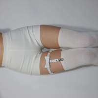 Garters Stockings Suspender Size Adjustable Harness Ring Thigh Leg Belt Garter Leather PU Bow Goth Punk Sexy Women