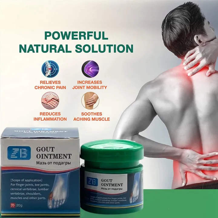 Original Gout Ointment Treatment Gout Cause Joint Knee Pain Toe Finger