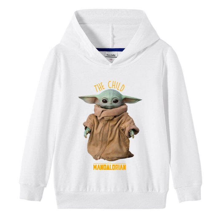 เด็ก-yoda-mandalorian-แขนยาวเสื้อผ้าเด็ก-hoody-hoodie-สำหรับวัยรุ่นเด็กผู้หญิงฤดูใบไม้ผลิและฤดูใบไม้ร่วงเด็กวัยหัดเดินผ้าฝ้ายการ์ตูน-lesure