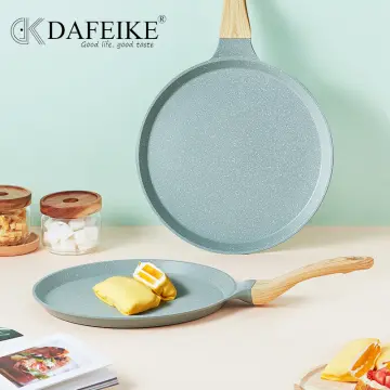 Kitchen Flower Cookin Multi 3 Divider Non Stick Coating Frying Pan 28cm