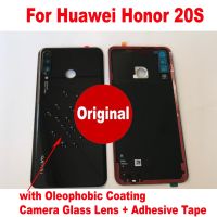 ฝาหลังเคสฝาหลังของแท้,สำหรับ Huawei Honor 20S + เลนส์กระจกกรอบกล้อง