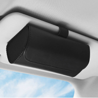 รถ Auto Sun Visor กล่องแว่นตาแว่นตากันแดดคลิปการ์ดผู้ถือขาตั้ง Fastener ปากกาผู้ถือแว่นตาภายในรถ-cijiha