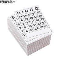 QTULW Store Fun Card Game Classic Bingo Paper Card Sheets for Kids Adults