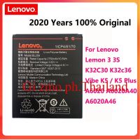 100% Original BL259 BL-259 2750MAh แบตเตอรี่โทรศัพท์สำหรับ Lenovo Lemon 3 3S Vibe K5 / K5 Plus/a6020a40 A6020 A40 A6020a46 Bateria