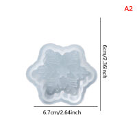 [srmfsd] แม่พิมพ์ซิลิโคนทำเทียนเกล็ดหิมะสำหรับเทศกาลคริสต์มาสแบบทำมือสบู่พลาสเตอร์ทำมือเครื่องมือทำจากเรซิ่นสำหรับตกแต่งบ้านของขวัญวันหยุด