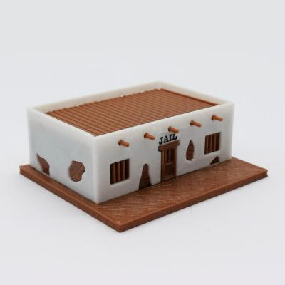 Outland Models Old West Jail 1:160 N Scale Scenery Building