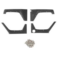 Plastic Body Shell Wheel Eyebrow Side Guard for 1/10 RC Crawler Axial SCX10 II III 90046 90047 AXI03007 Wrangler