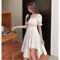 COD DSFGRDGHHHHH Summer White dress Korean Sexy dress elegant mini dress for women puff sleeve dress beach dress