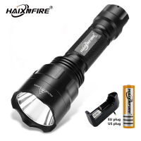 Haixnfire C8S Super Bright ไฟฉาย C8s XM-L T6 L2 U3 LED Travel โคมไฟ Camping Zack ไฟฉายมือถือไฟฉาย