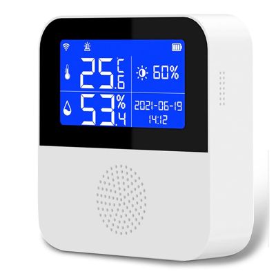 Smart Hygrometer, WiFi Temperature and Humidity Monitor with 2.9 Inch LCD Display, Indoor Humidity Meter
