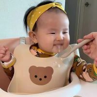 【CW】 Silicone Bibs Baby Boys and Bib Adjustable Eating Children Feeding Accessories