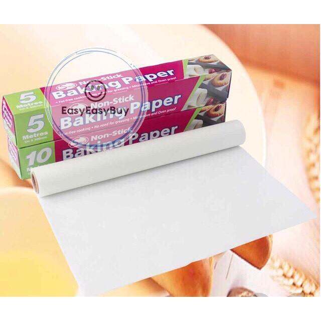 กระดาษไขรองอบ-กระดาษไข-baking-paper-กระดาษอบขนม-คุกกี้-เค้กเบเกอรี่-5-10-เมตร-ez99