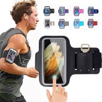 ✚▩▼ Outdoor Sports Armband Case For iPhone 14 13 Xiaomi Huawei Men Women Running Arm band Phone Holder Universal 5-7 Inch Smartphone