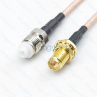 FME Female Jack to RP-SMA Female RG316 RF Pigtail LOW LOSS Coaxial Cable Pigtail Coax RG-316 jumper 50ohms Tangerrf