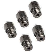 ◙ 5PCS MK8 Hardened Steel Nozzle 3D Print Head Consumables 1.75/0.4Mm For Ender3/V2/PRO