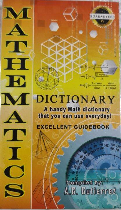 Mathematics Dictionary By A G Gutierrez Lazada Ph Mathematics Dictionary By A G Gutierrez Lazada Ph