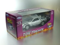 ยินดีต้อนรับ1:24 Delorean ของเล่นไทม์แมชชีนกลับไปยังอนาคตส่วนที่1รถโมเดล Diecast ของใหม่ในกล่อง