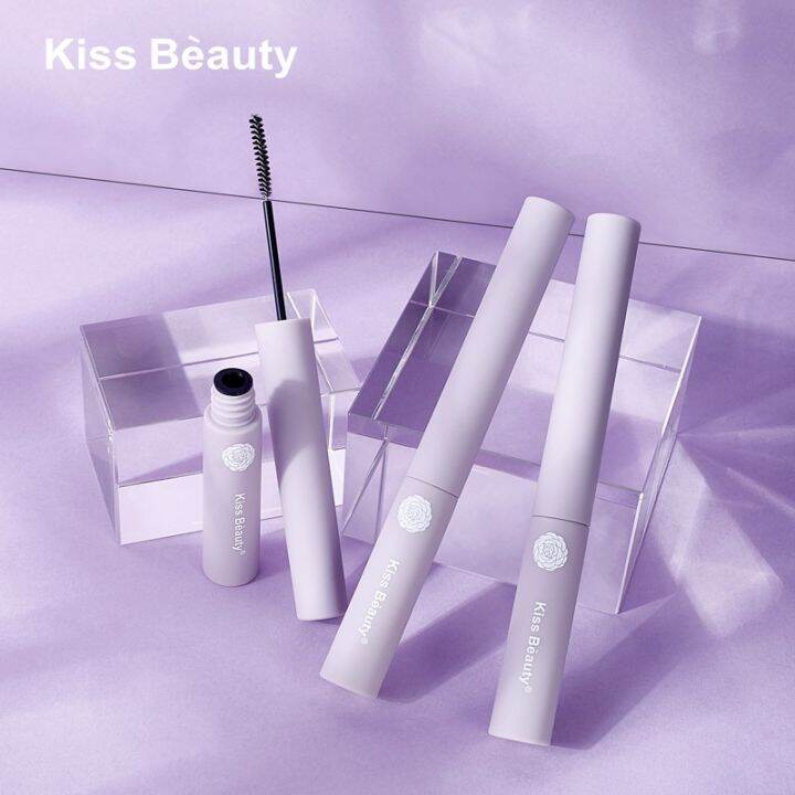 kiss-beauty-ขนตามาสคาร่าหัวแปรงเรียวขนาดเล็กกันน้ำและกันเหงื่อขนตาไม่เป็นก้อน